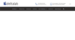 Desktop Screenshot of deltalab.es